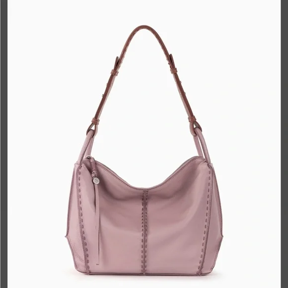 THE SAKLos Feliz Leather Hobo Bag - Rosewood Leather - Picture 10 of 10